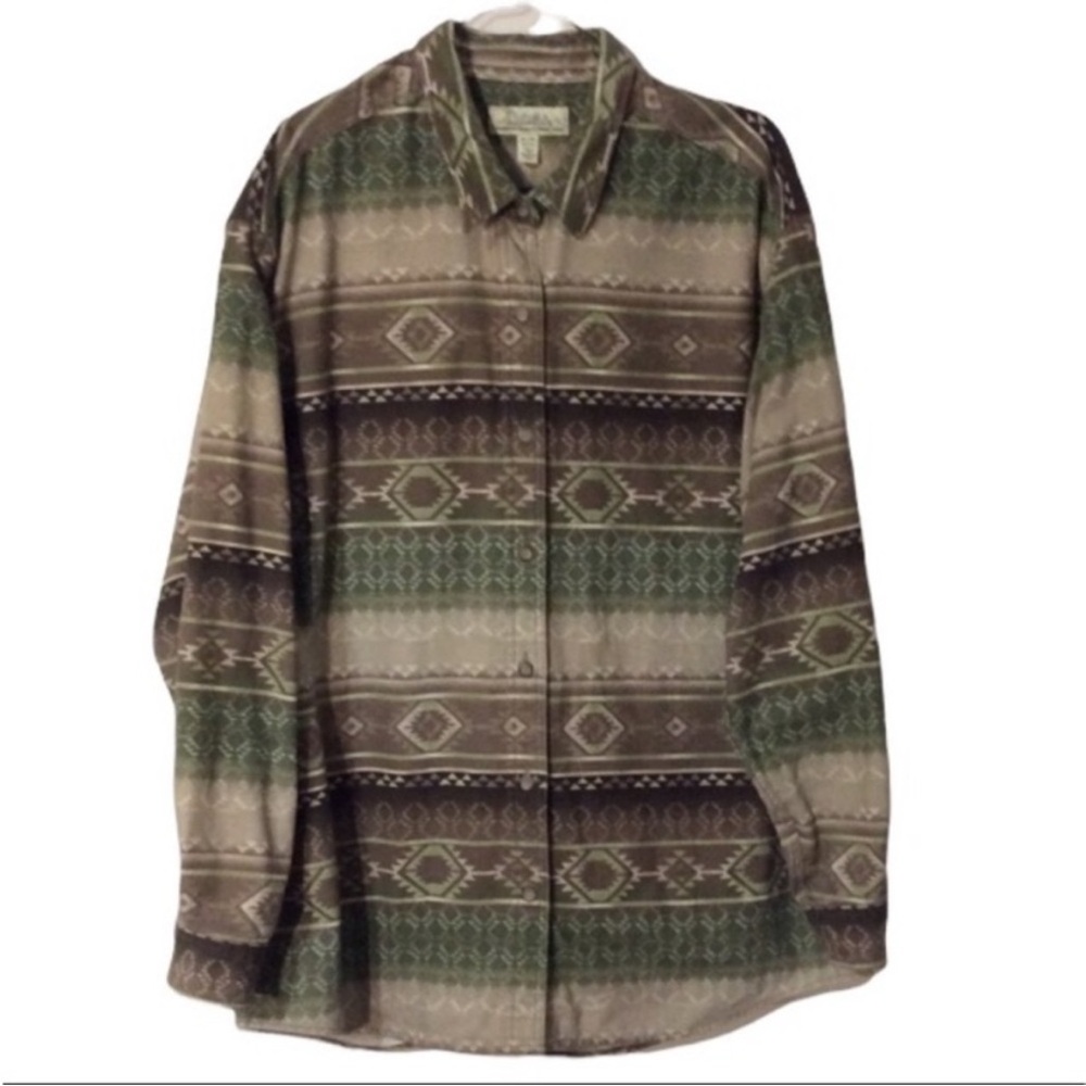 CABELA’S WESTERN Button Down LONG Sleeve SHIRT Size 2XL